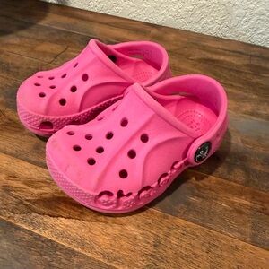 CROCS Kids Vibrant Pink Water Shoes